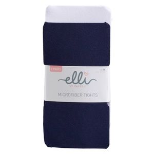 Girls Elli by Capelli 2-pk. Microfiber Fashion Tights, Navy/White, Size 12-14